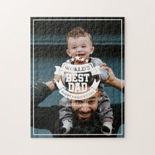 Puzzle Meilleure Fête des pères papa du monde Photo perso