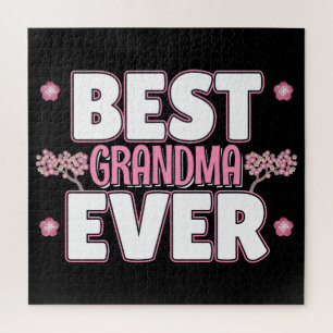 Puzzle Meilleure grand-mère jamais - Fleurs de cerisiers 