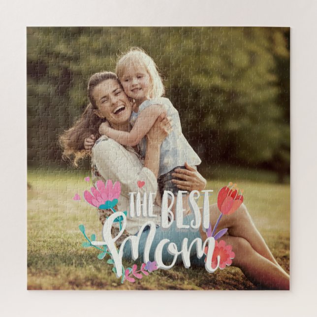 Puzzle Meilleure maman personnalisable (Vertical)