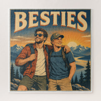 Puzzle Meilleures potes, Deux hommes en randonnée