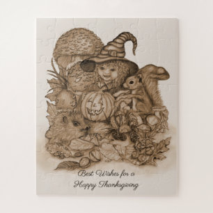 Puzzle Meilleurs voeux pour un Bon thanksgiving