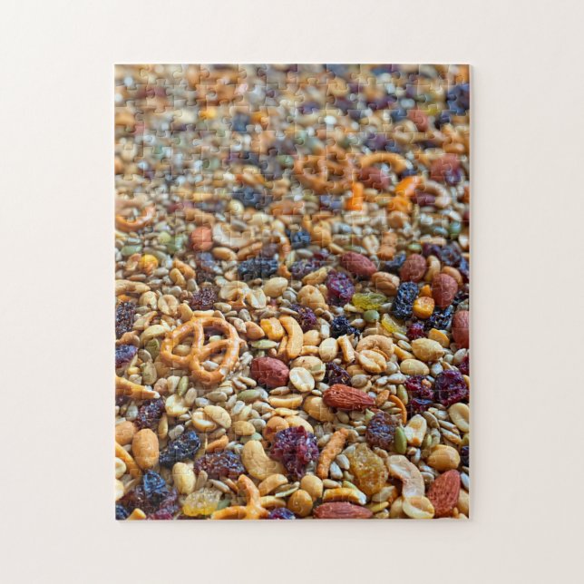 Puzzle Mélange de sentiers avec les pretzels de Nuts Rais (Vertical)