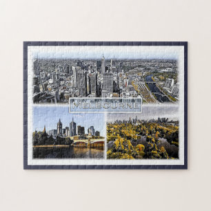 Puzzle Melbourne - Australie - Mosaïque -