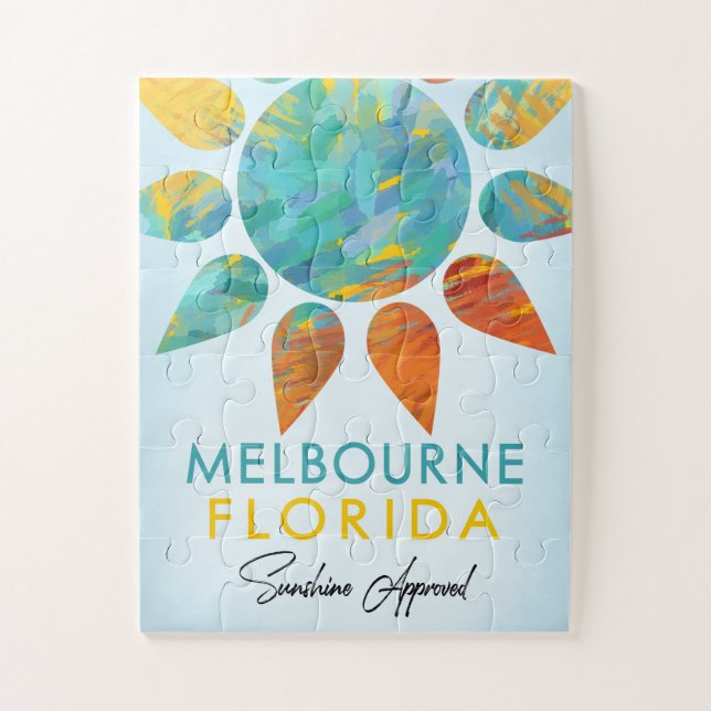 Puzzle Melbourne Floride Sunshine Travel (Vertical)