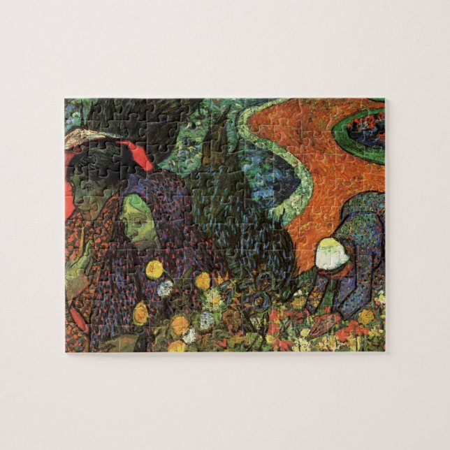 Puzzle Mémoire du jardin à Etten par Vincent van Gogh (Horizontal)