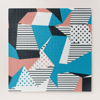 Puzzle Memphis Motif : Tendance Abstraite minimaliste