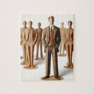 Puzzle Mens Suits Mode Papier artisanat art
