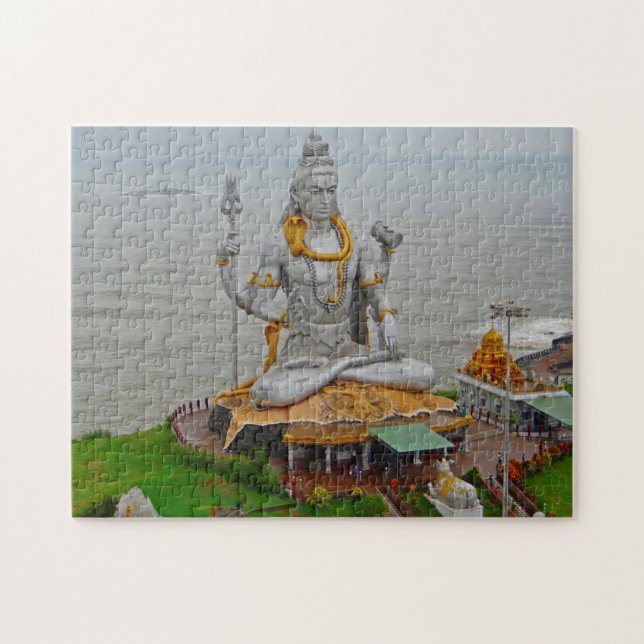 Puzzle Mer arabe de Murudeshwar Karnataka Gopuram Konkan. (Horizontal)