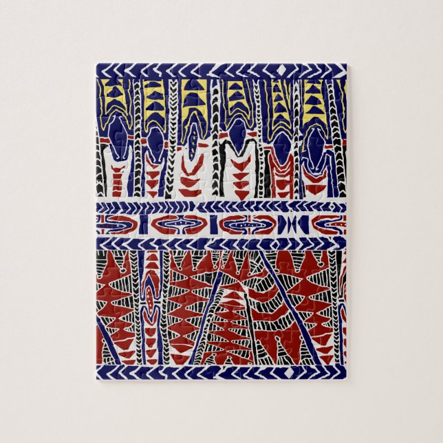 Puzzle Mer du Sud Samoa Batik (Vertical)