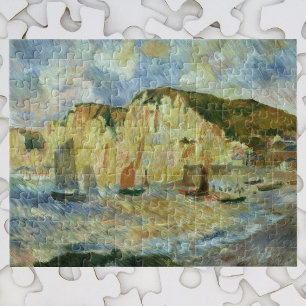 Puzzle Mer et Falaises par Pierre Renoir, Vintage Fine Ar