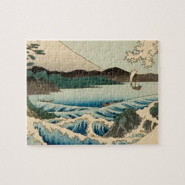 Puzzle Mer japonaise de Satta Hiroshige Art (Horizontal)
