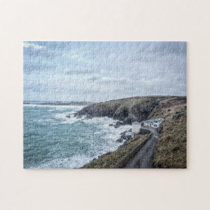 Puzzle Mer rugueuse à Newquay Cornwall Photographie