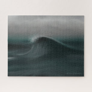 Puzzle Mer spectaculaire puissante vague turquoise