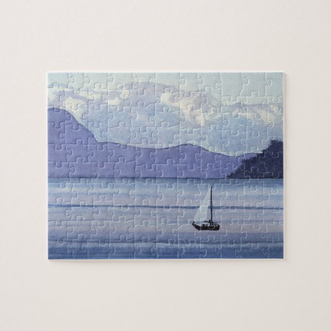 Puzzle Mer violet (Horizontal)