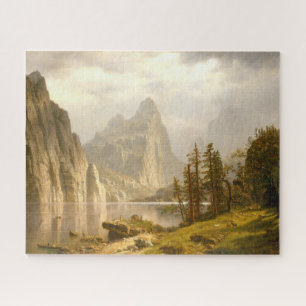 Puzzle Merced River-Yosemite Valley, Albert Bierstadt