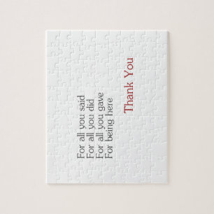 Puzzle Merci pour tous