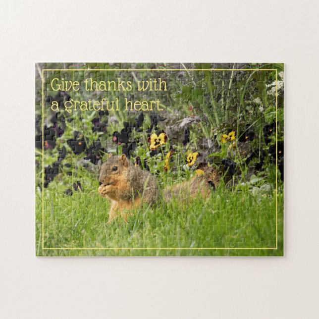 Puzzle Merci Squirrel (Horizontal)