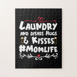 Puzzle Mère Blanchisserie Cadeaux Baisers Maman Vie