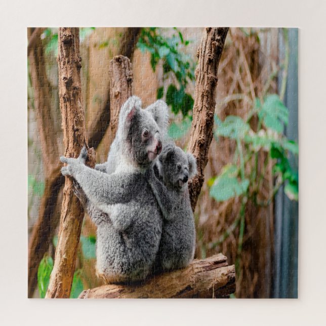 Puzzle Mère et bébé koalas (Vertical)