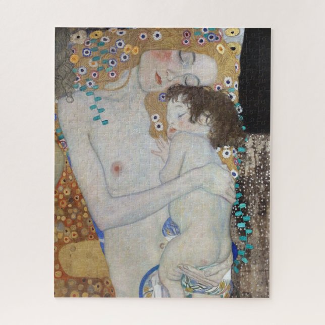 Puzzle Mère et enfant par Gustav Klimt (Vertical)
