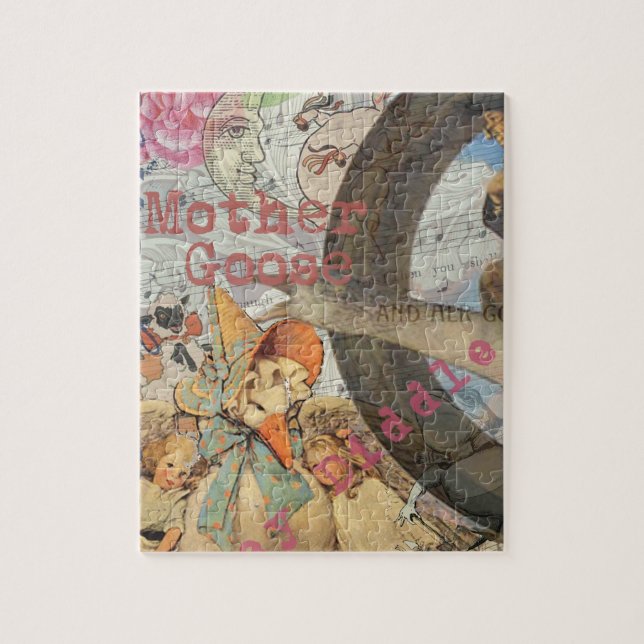 Puzzle Mère Goose Nursery Rhyme Fairy Tale (Vertical)