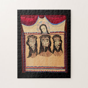 Puzzle Mère Marie Jésus Christ Thorn Art de la Couronne P
