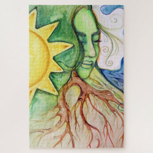 Puzzle Mère Terre Déesse Gaia