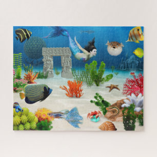 Puzzle Mermaid Ariel Underwater Sea Life