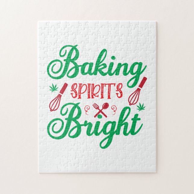 Puzzle Merry Xmas Baking Spiritueux (Vertical)
