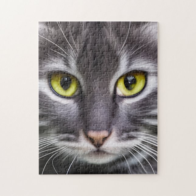 Puzzle Merveilleux portrait de chat (Vertical)