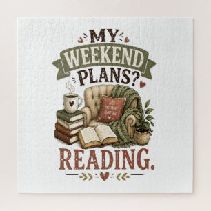 Puzzle Mes plans de week-end Lecture Amoureux des livres