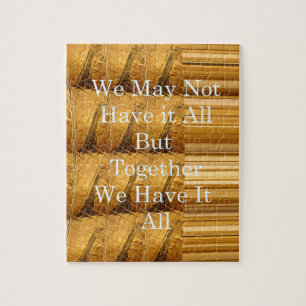 Puzzle Message Inspirant avec Motif de Faune Africaine