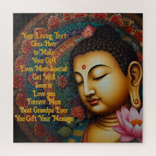 Puzzle Message personnalisé de Bouddha tranquille - Cadea