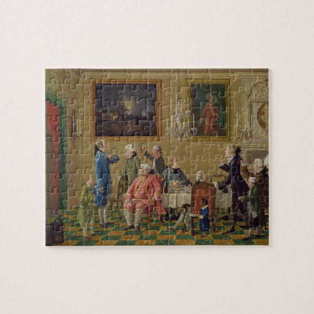 Puzzle Messieurs britanniques à la maison de monsieur (Horizontal)