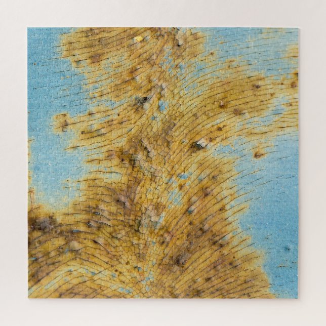 Puzzle Métal blanc corrompu : Rust Streaks Texture (Vertical)
