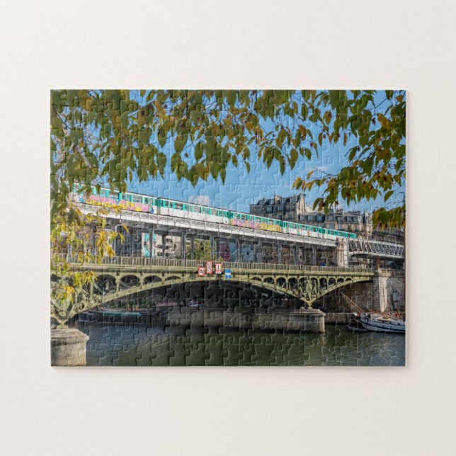 Puzzle Métro du pont Bir-Hakeim - Paris, France (Horizontal)