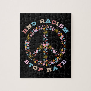 Puzzle Mettre fin au racisme Arrêter la haine