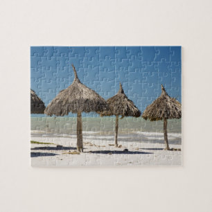 Puzzle Mexique, péninsule du Yucatan, Progreso. Chaume