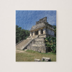 Puzzle Mexique, province du Chiapas, Palenque. Temple de