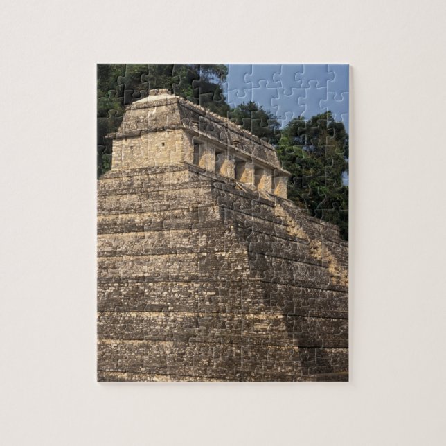 Puzzle Mexique, province du Chiapas, Palenque. Temple de  (Vertical)