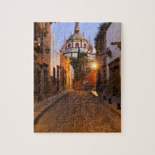 Puzzle Mexique, San Miguel de Allende. Tôt le matin
