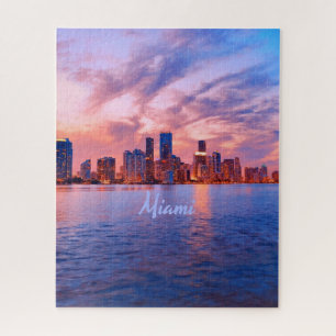 Puzzle Miami Beach Floride City Skyline