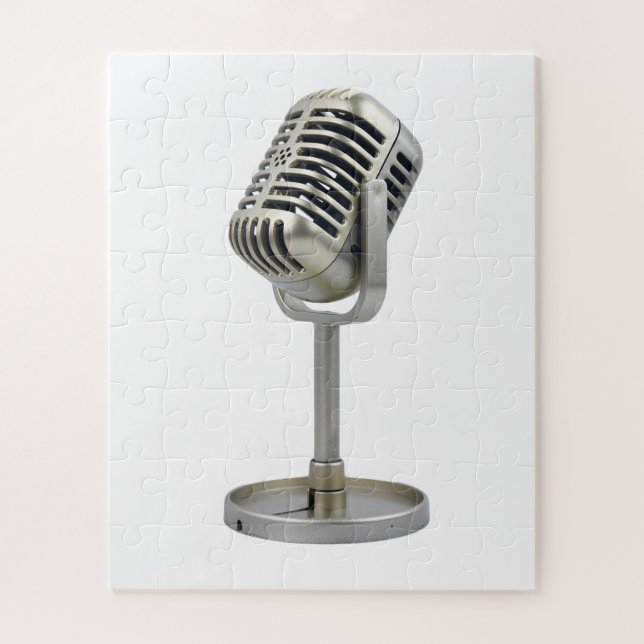 Puzzle Microphone vintage (Vertical)