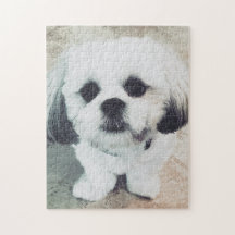Puzzle mignon de chiot de Shih Tzu - GRAND CADEAU