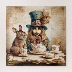 Puzzle Mignonne Inspiré Par Alice Au Pays Des Merveilles