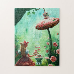 Puzzle Mignonne Inspiré Par Alice Au Pays Des Merveilles