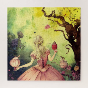 Puzzle Mignonne Inspiré Par Alice Au Pays Des Merveilles
