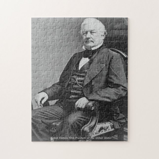 Puzzle Millard Fillmore 13e président de l'Amérique. (Vertical)