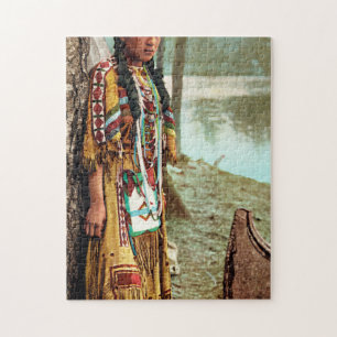 Puzzle Minnehaha - Amérindien Hiawatha 1904