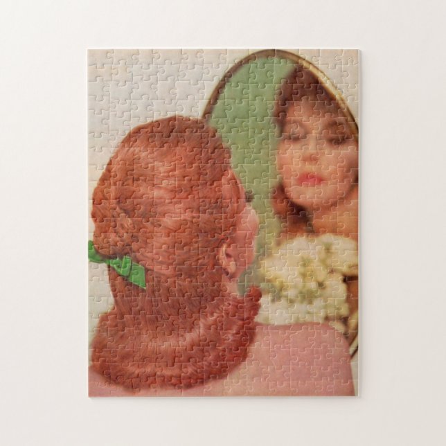 Puzzle miroir au mur (Vertical)